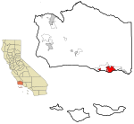 Santa Barbara County California Incorporated and Unincorporated areas Santa Barbara Highlighted